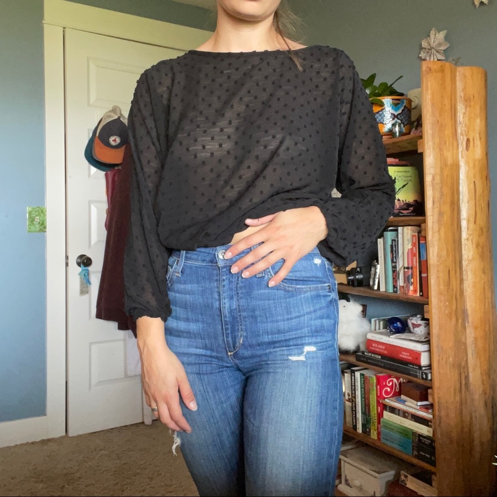 Sheer blouse by Dylan